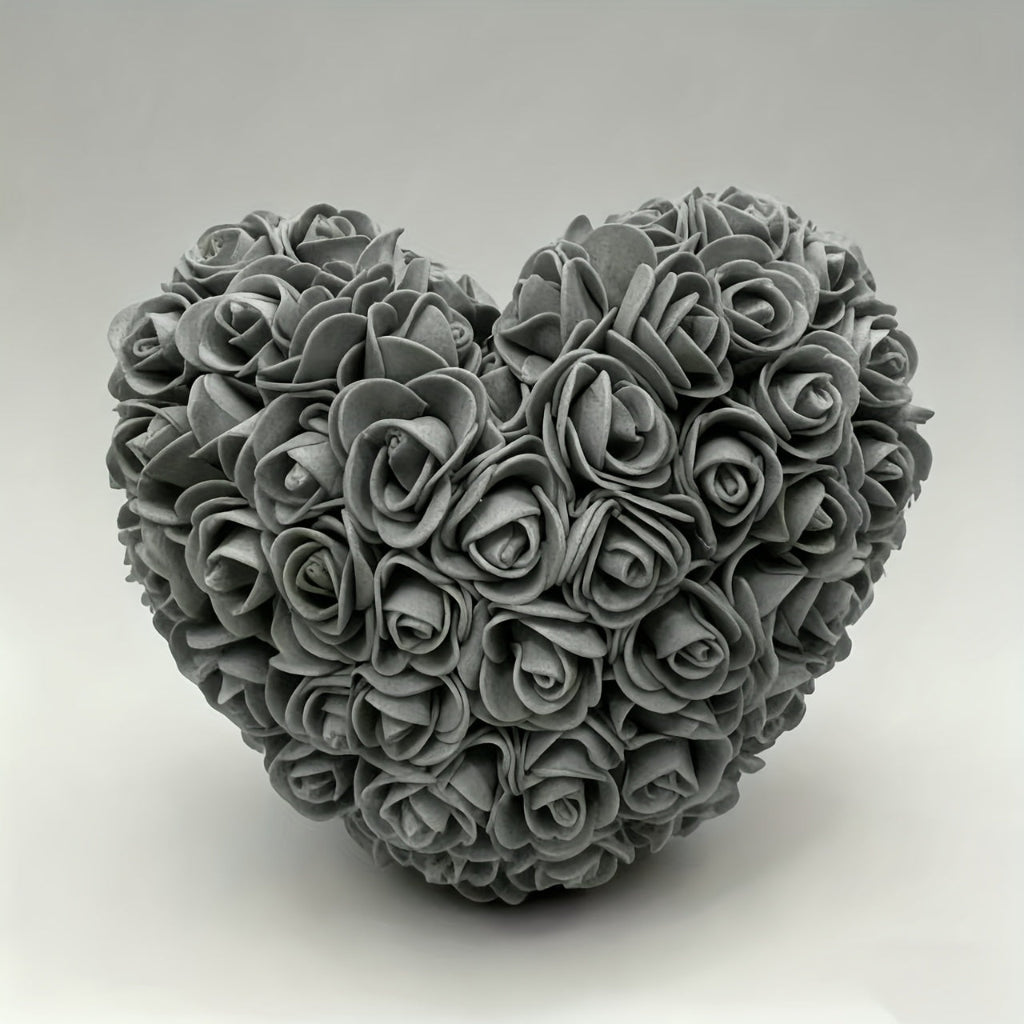 Rose Heart Artificial Flower Table Decor For Mother's Day Gift | Temsk