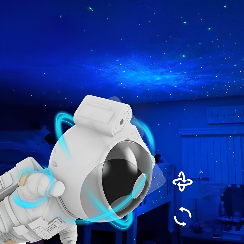 LED Astronaut Night Light With Star Projector For Bedroom Decor Lamp | Temsk