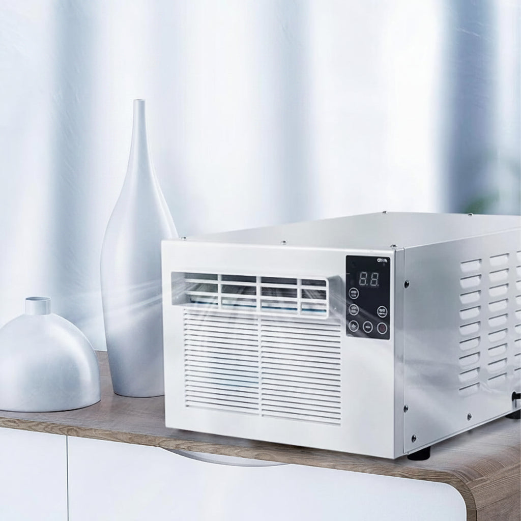 Kompakte Klimaanlage mit leiser Kühlung und Luftentfeuchtung | Temsk