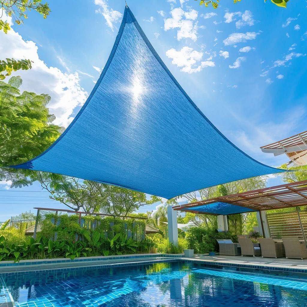 Rectangular Awning With UV Protection For Garden And Terrace | Temsk