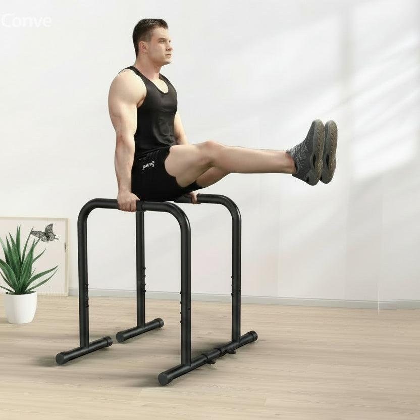 FlexCore Adjustable Steel Dip Station For Upper Body Training | Temsk