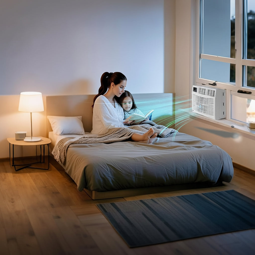 Intelligente WiFi-Klimaanlage für Fenster mit Fernbedienung | Temsk