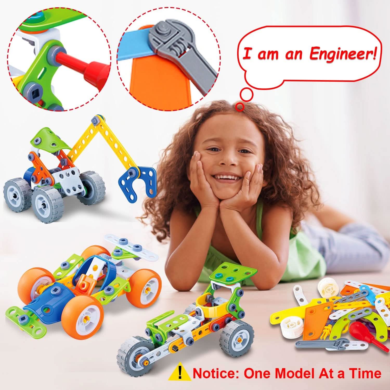 Set da Costruzione Imagination Builders per Bambini, Stimola la Risoluzione dei Problemi | Temsk