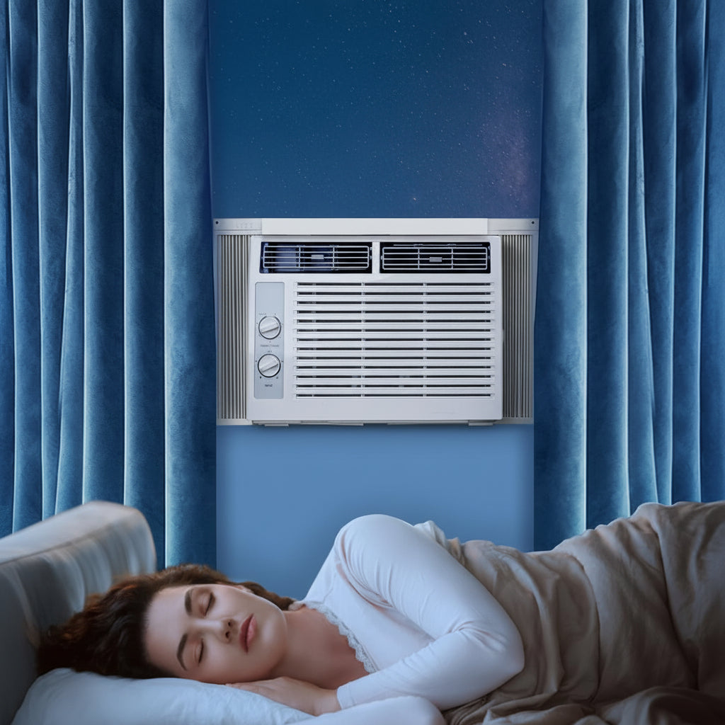 Kompakte Fenster-Klimaanlage 5000 BTU Kühlsystem | Temsk