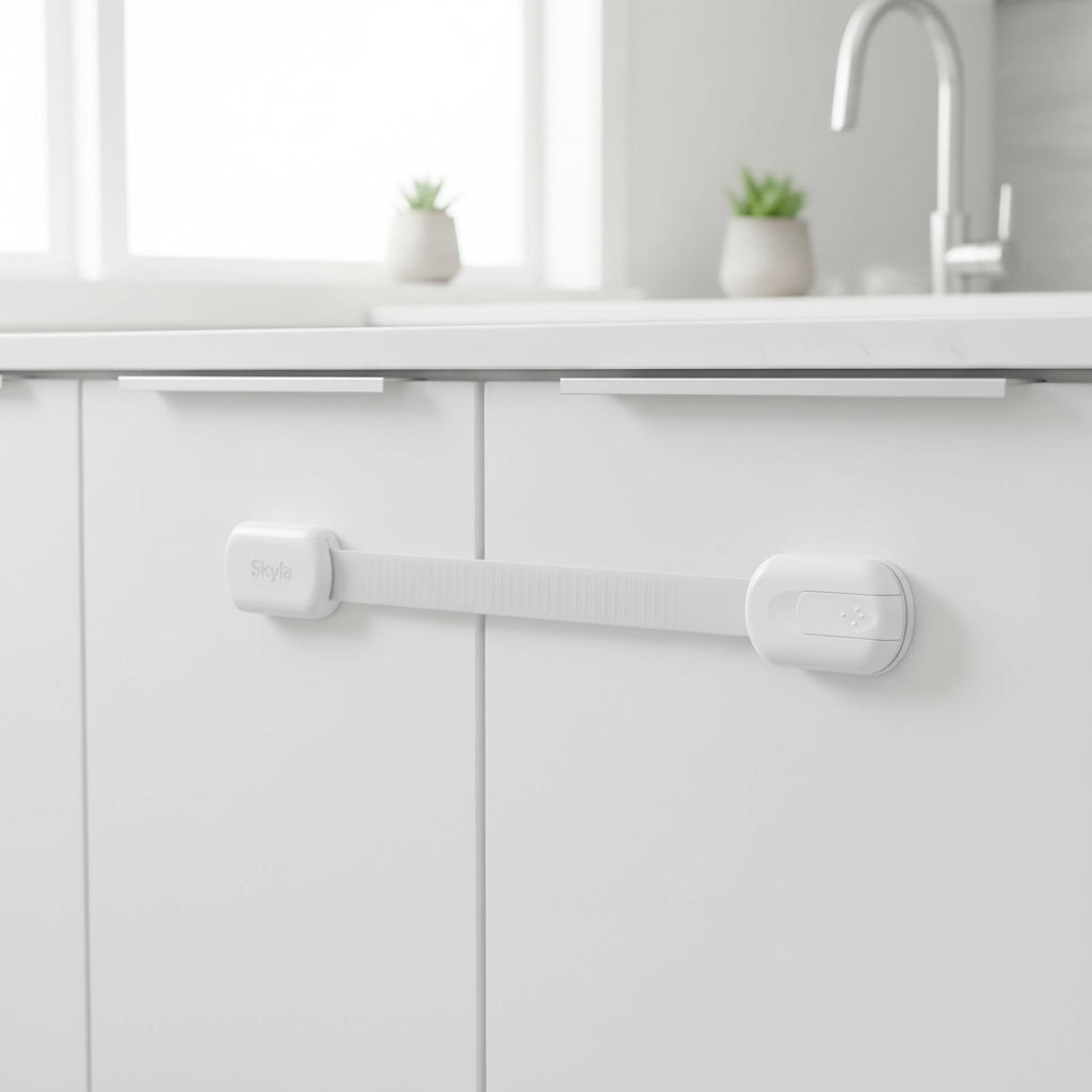 Adhesive Cabinet Locks For Childproofing Drawers And Doors | Temsk