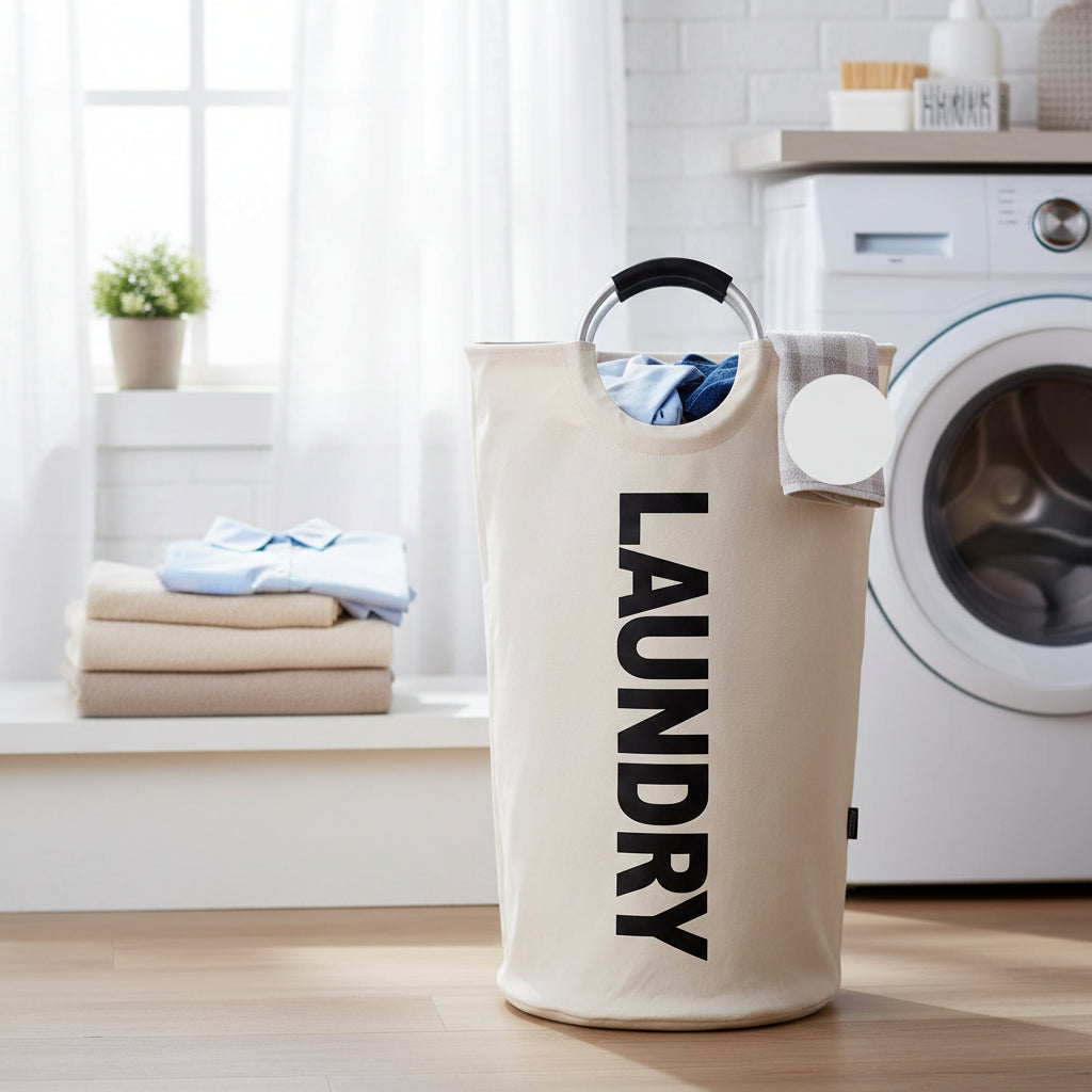 Large Foldable Laundry Hamper With Waterproof Fabric | Temsk