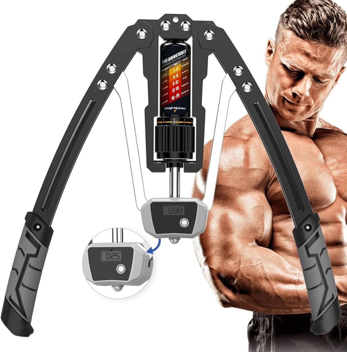 HydraMove Adjustable Hydraulic Arm Trainer For Intensive Upper Body Training | Temsk