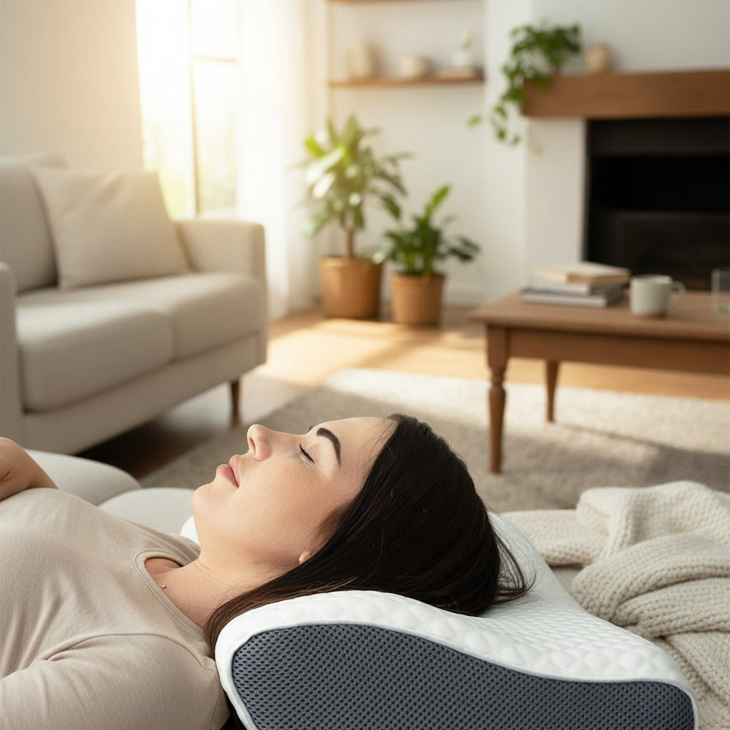 QuietEase Anti-Snore Pillow Ergonomic And Comfortable For A Restful Night | Temsk
