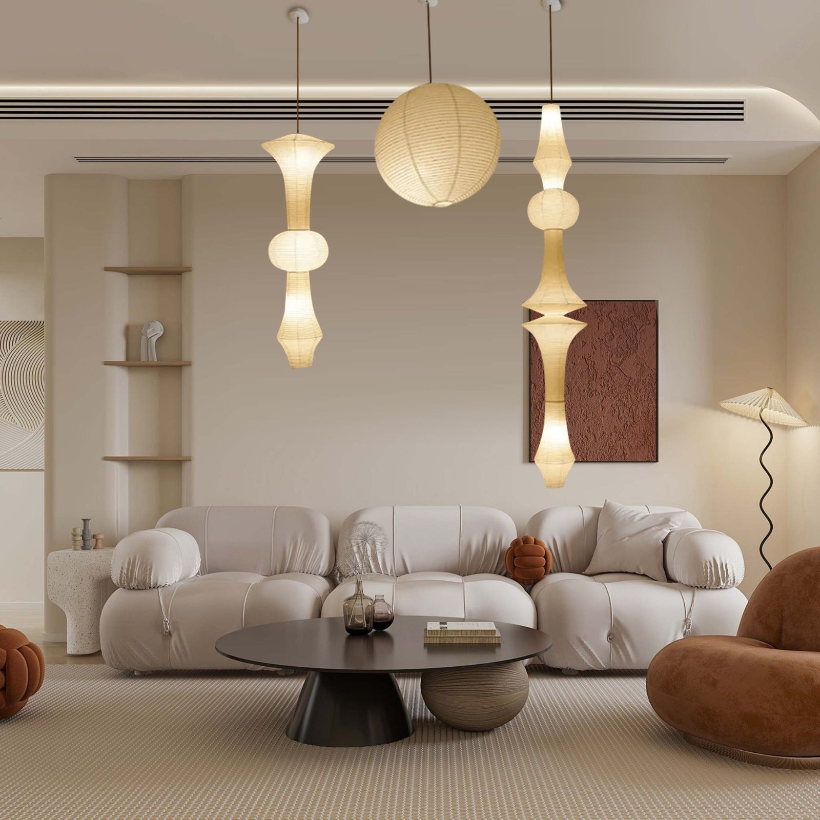 Luma Lighting Fixtures With Sculptural Form And Japanese Geometric Minimalism | Temsk