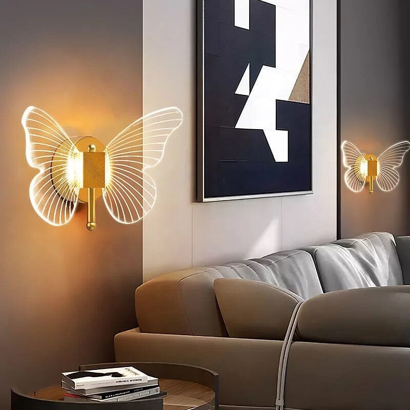 LumaWing Butterfly LED Wall Light Collection With Soft Glow | Temsk