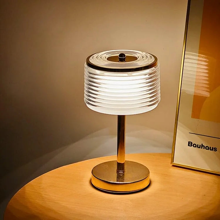 AeroNova Minimalist LED Ring Table Lamp With Soft Glow | Temsk