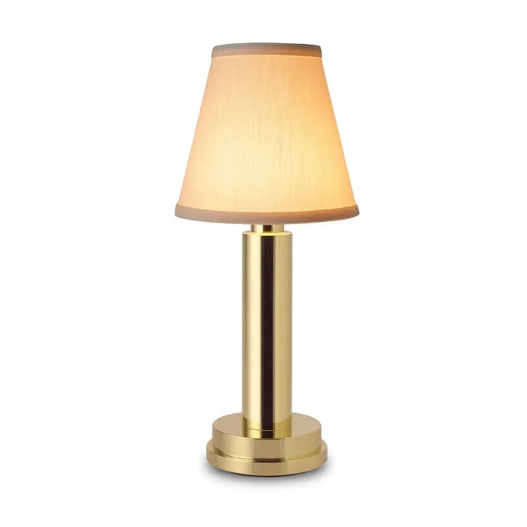 NovaForge CNC-bearbejdet messing trådløs bordlampe med downlight | Temsk