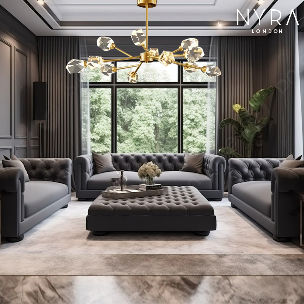 Aurelia Crystal Pendant Light With Modern Design And Bright Beams | Temsk