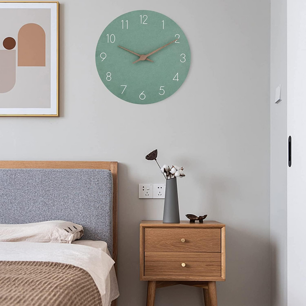 Nork Zeitgenössische Holzdesign Minimalistische Wanduhr | Temsk