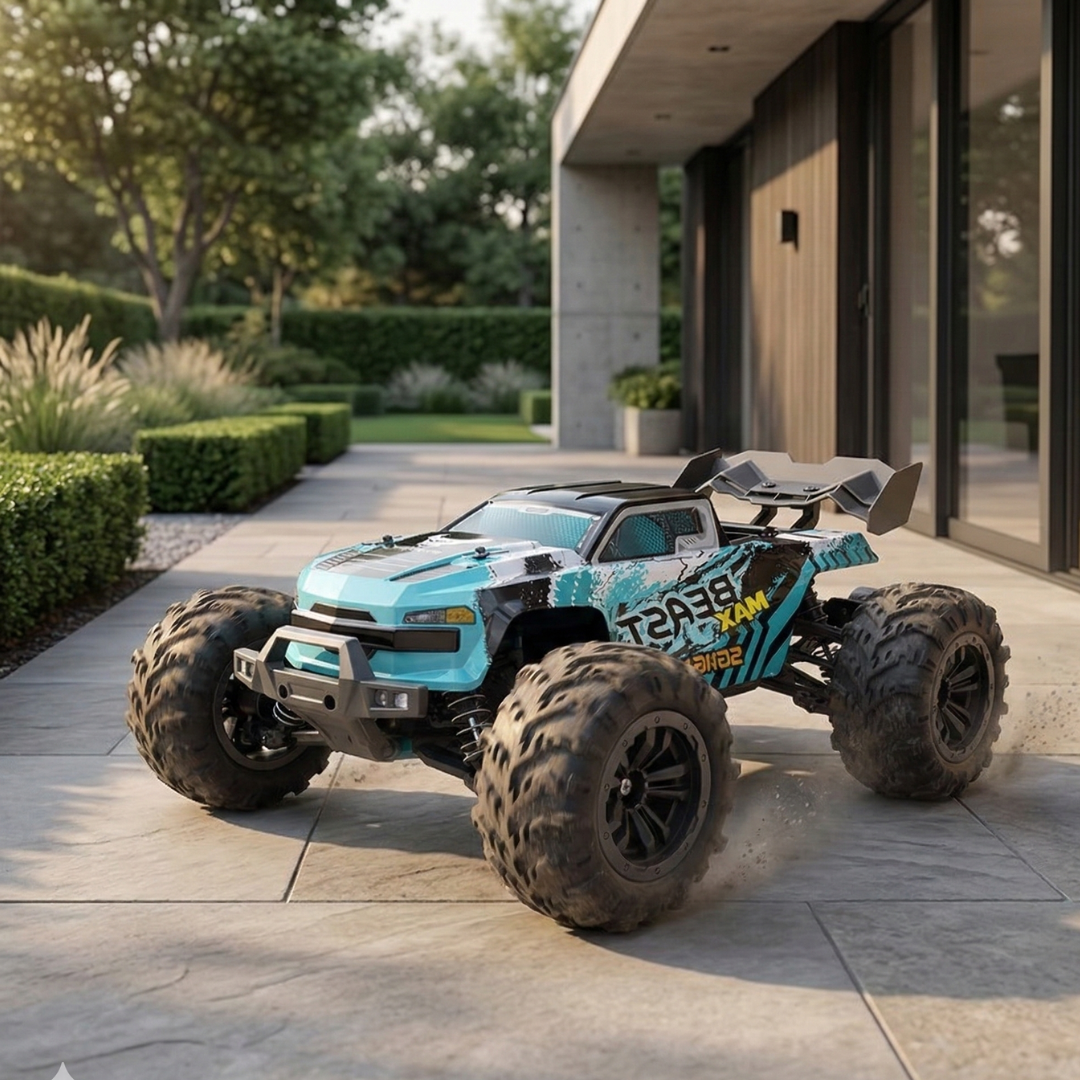 1:16 Scale 4WD High-Speed Brushless RC Car for Off-Road Remote Control Truck | Temsk