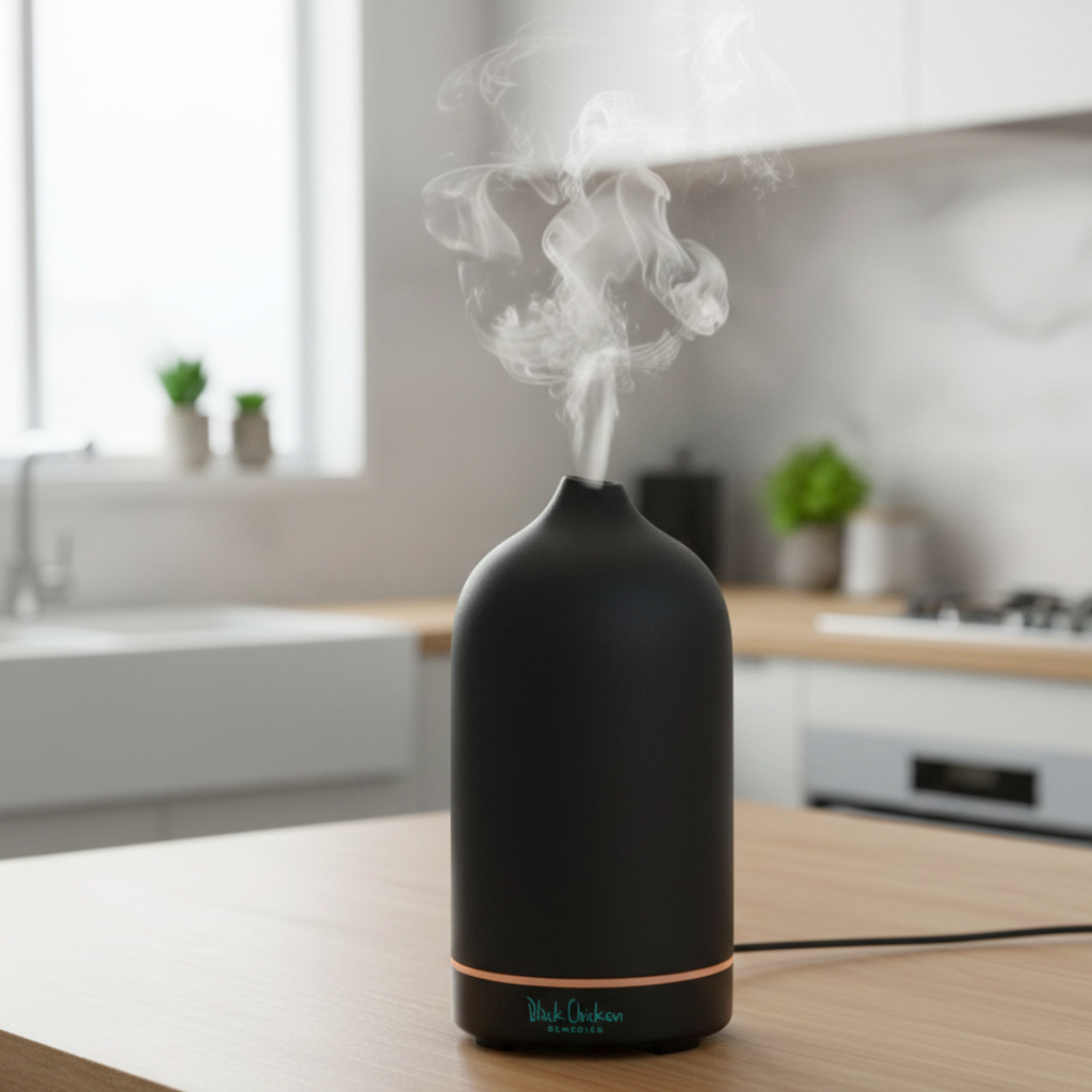 Skypipe compacte ultrasone diffuser voor essentiële oliën | Temsk