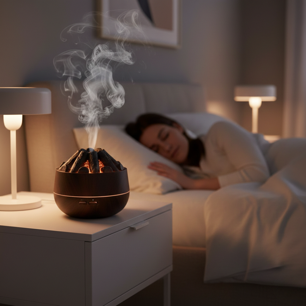 300ml Essential Oil Diffuser With Night Light For Bedroom Use | Temsk
