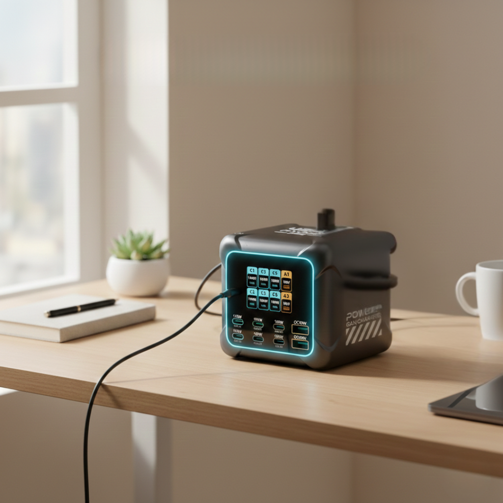 PowerHub 300W GaN nabíječka s více porty pro všechna vaše zařízení | Temsk