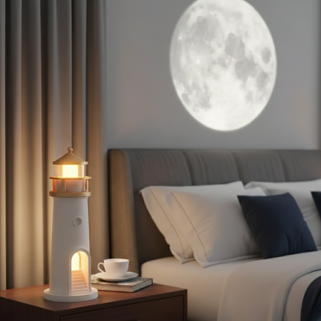 Night Light Projection With Speaker For Cozy Home Ambience | Temsk