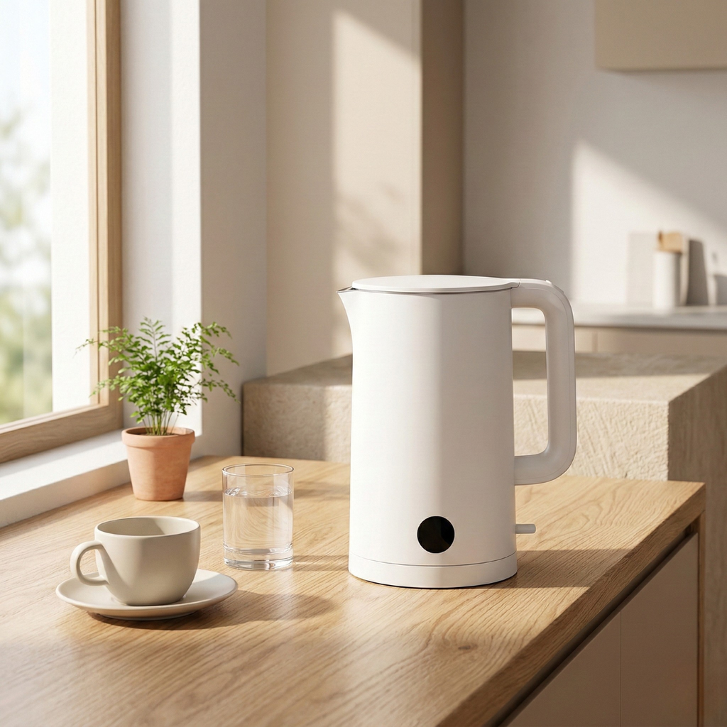 Stainless Steel Electric Kettle 1.7L Capacity For Home Kitchen | Temsk