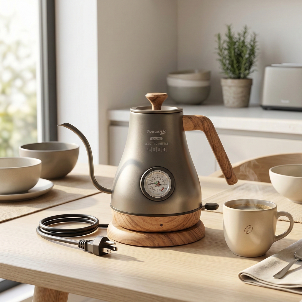 Stainless Steel Electric Kettle With Fast Boil Capability | Temsk
