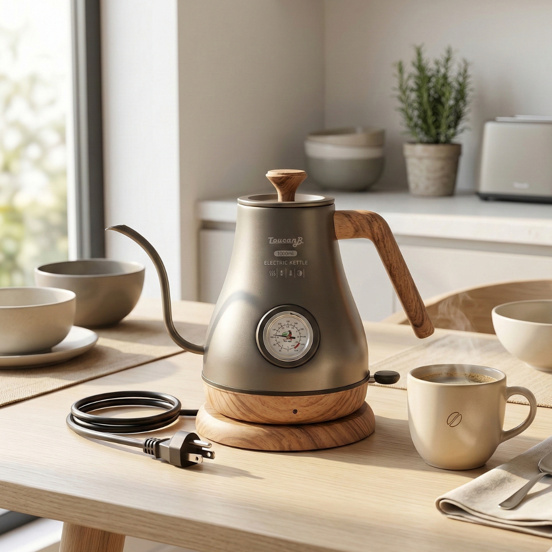 Stainless Steel Electric Kettle With Fast Boil Capability | Temsk