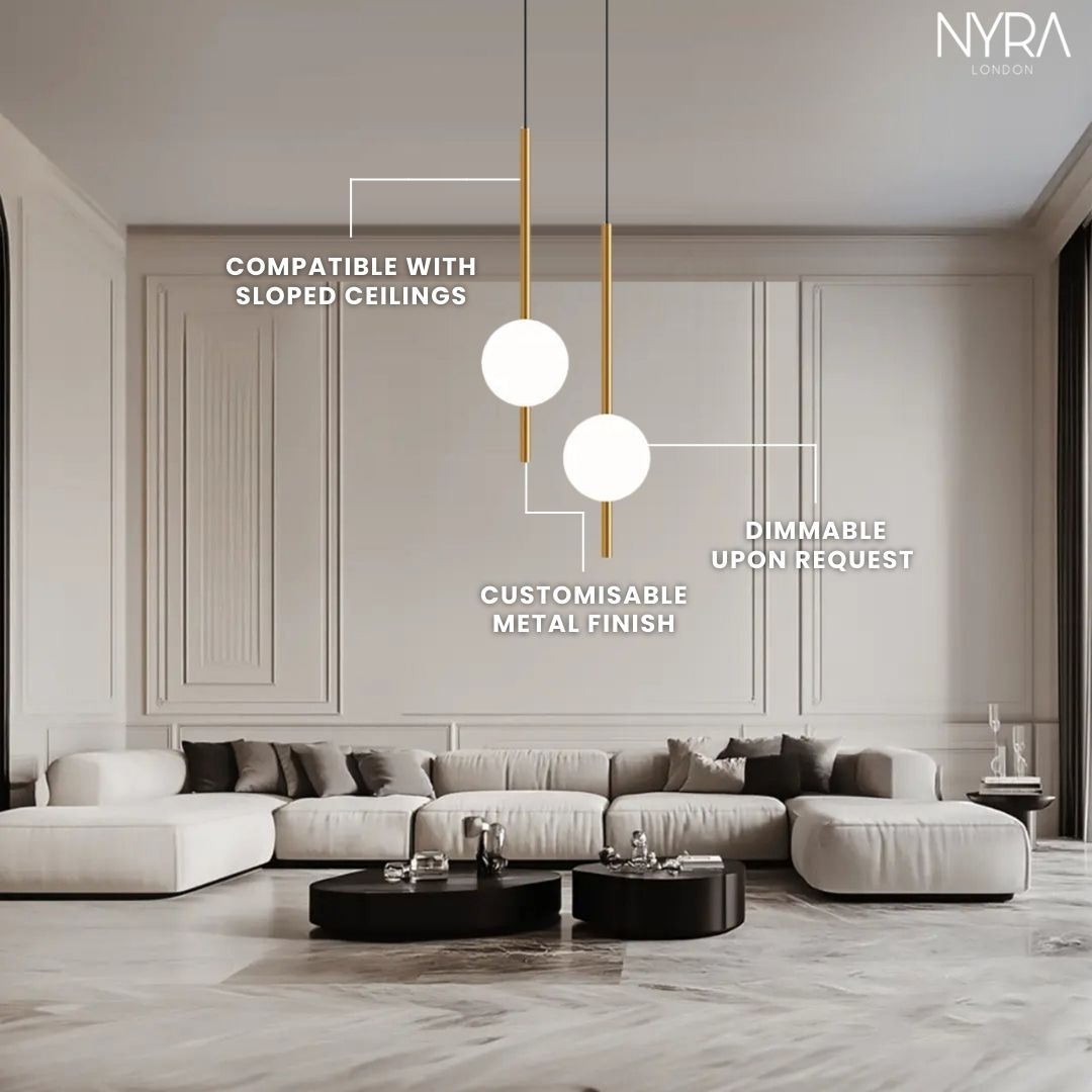 NovaGlow závěsná světla pro moderní obývací pokoje a chodby | Temsk