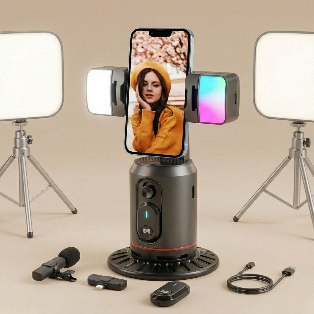 Smart Tracking Gimbal Stabilizer For Stable Selfies | Temsk