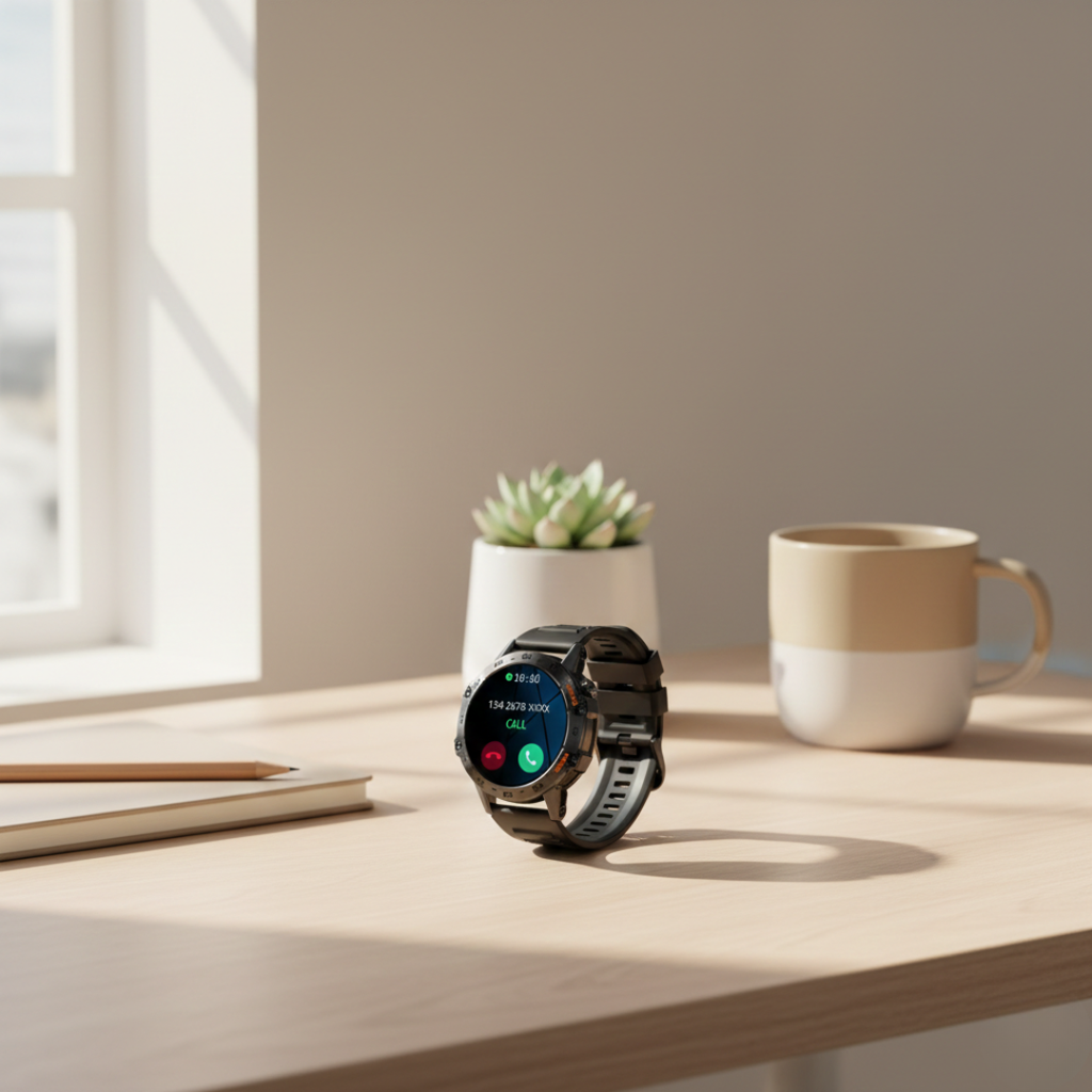 Waterproof Smartwatch With Bluetooth Calling For Everyday Durability | Temsk