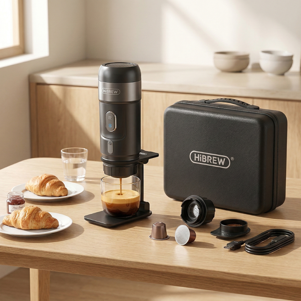 12V Portable Espresso Maker For Travel And On The Road | Temsk