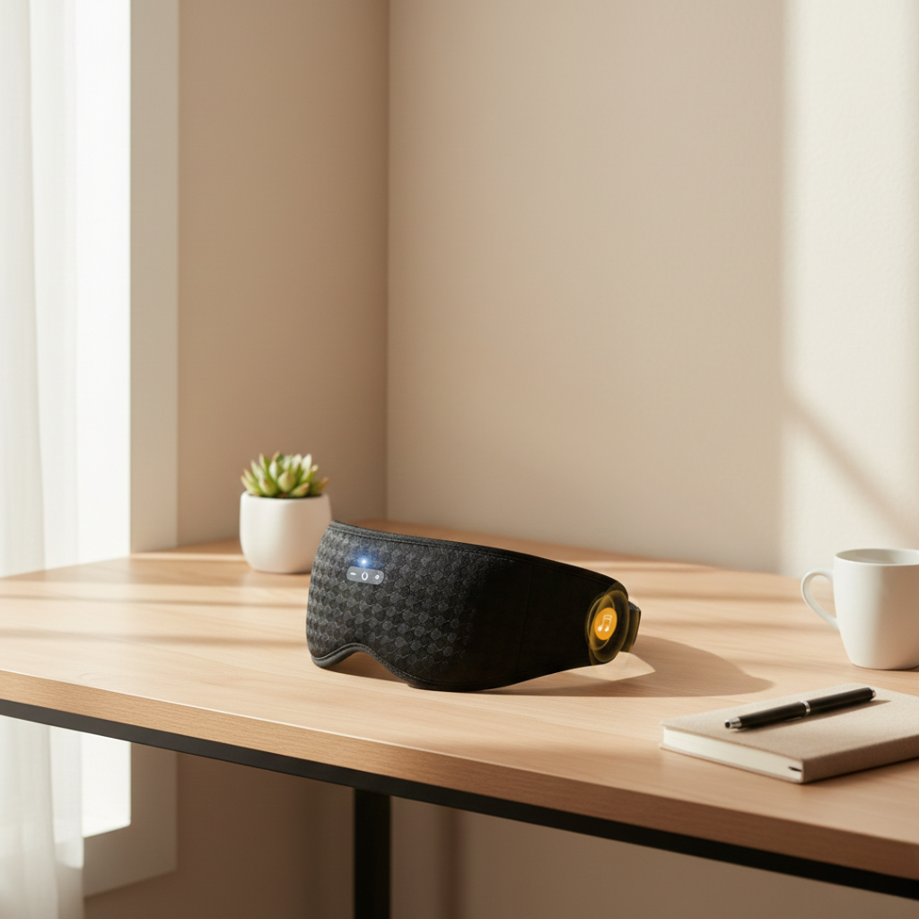 Bluetooth Sleep Mask With Audio For Nighttime Comfort | Temsk