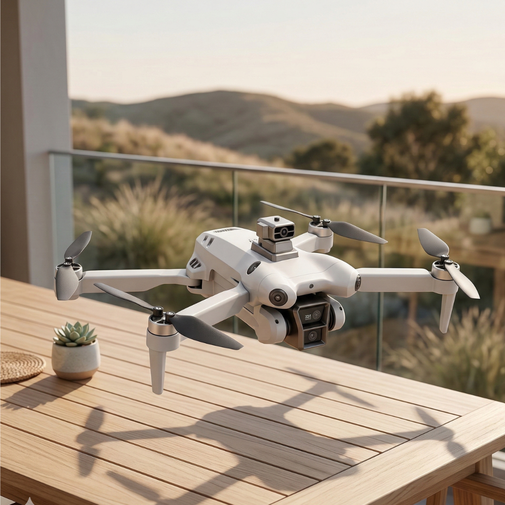 8K Dual Camera Drone With Obstacle Avoidance Capabilities | Temsk