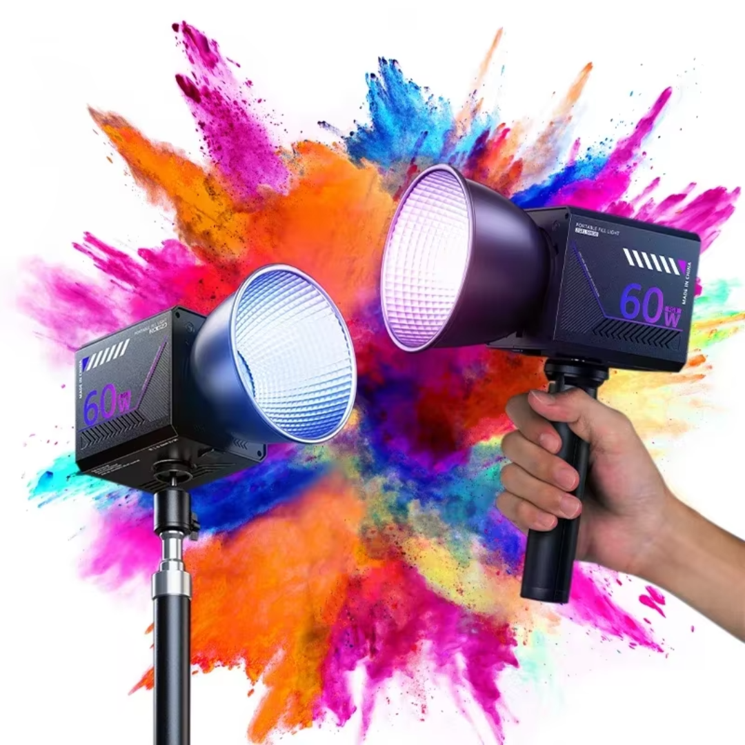 Portable RGB Video Light for Photography and Streaming | Temsk