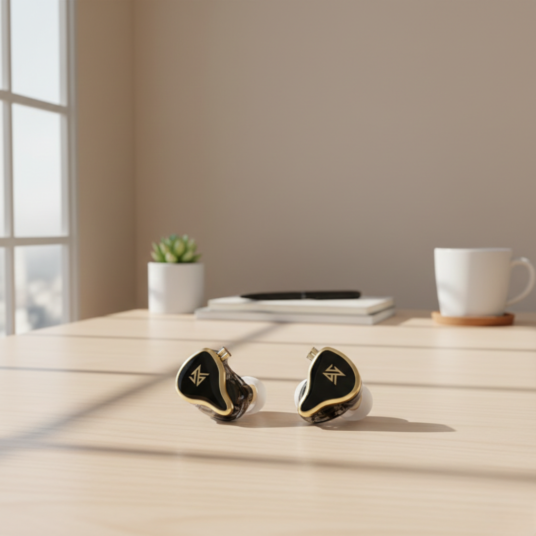 Auriculares Com Fio Hybrid Driver para Audição e Chamadas Diárias | Temsk