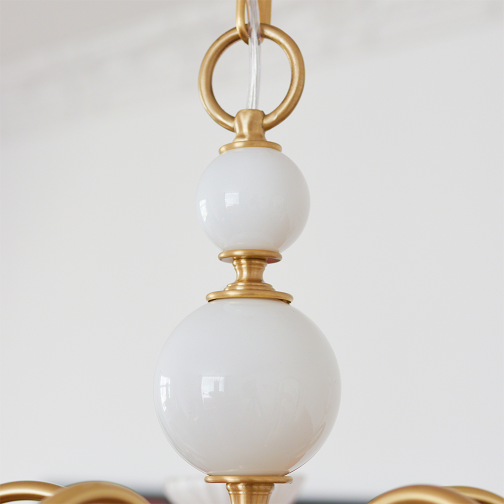 Novae Sleek Iron and Glass Pendant Light for Modern Bedrooms | Snurv | Temsk