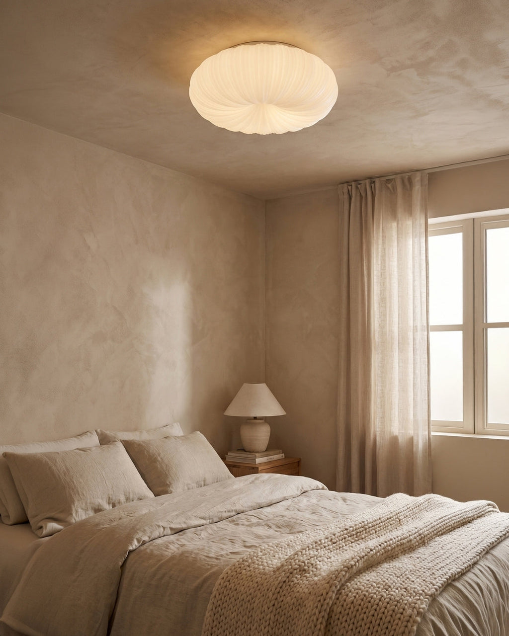 Iris Scandinavian Dimmable Ceiling Light With Metal And Acrylic Remote Control | Temsk
