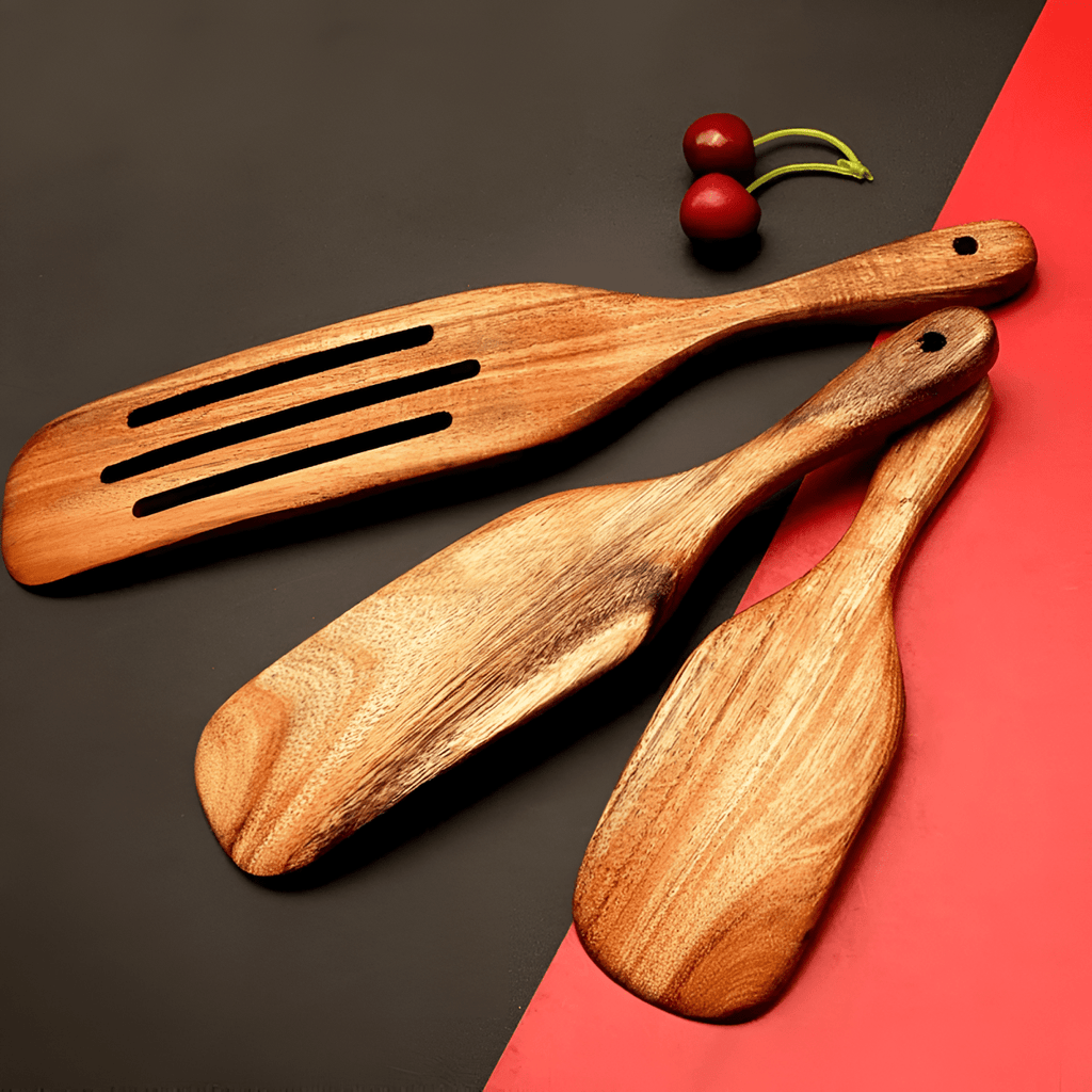 TerraWood Teak Kitchen Set Sustainable And Durable For Every Preparation | Temsk