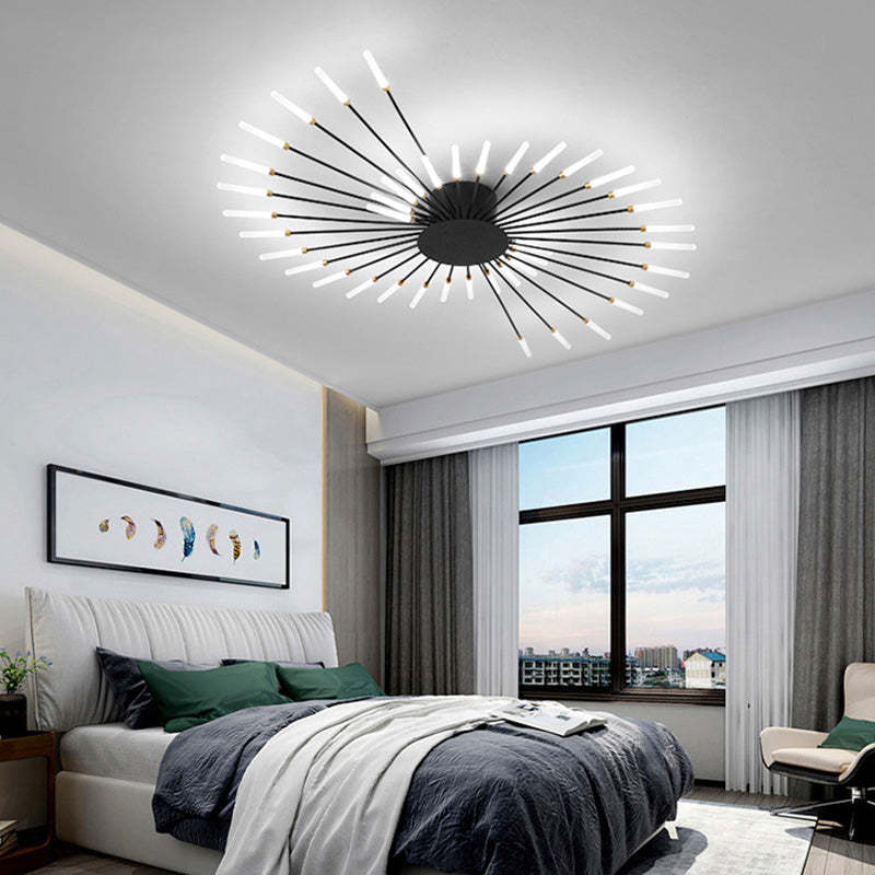 LumaNest Sleek Ceiling Lamp For Living Rooms And Bedrooms With Warm Ambient Lighting | Temsk