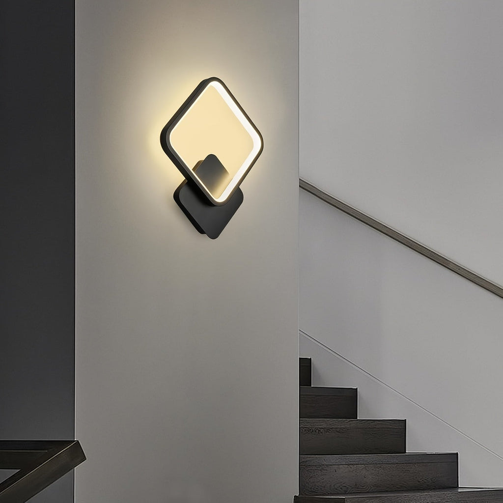 Modern Square LED Wall Lamp For Clean Geometric Interior Lighting | Temsk