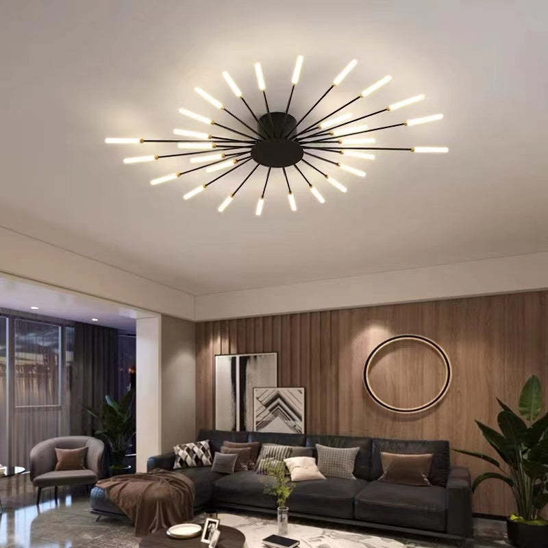 LumaNest Sleek Ceiling Lamp For Living Rooms And Bedrooms With Warm Ambient Lighting | Temsk