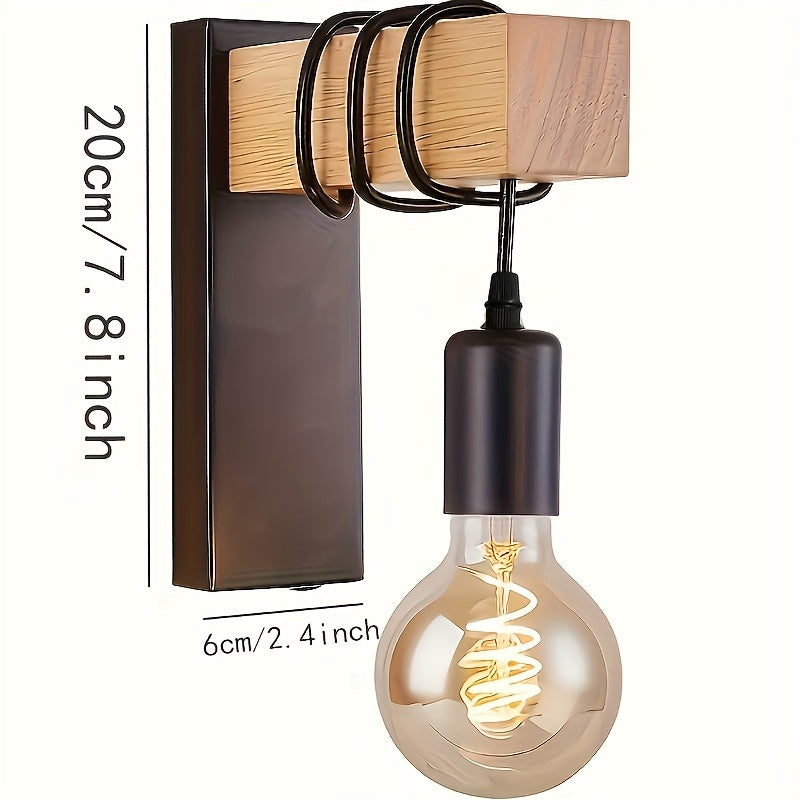 Industrial Modern Wall Sconce With E27 Base And Metal Finish | Temsk