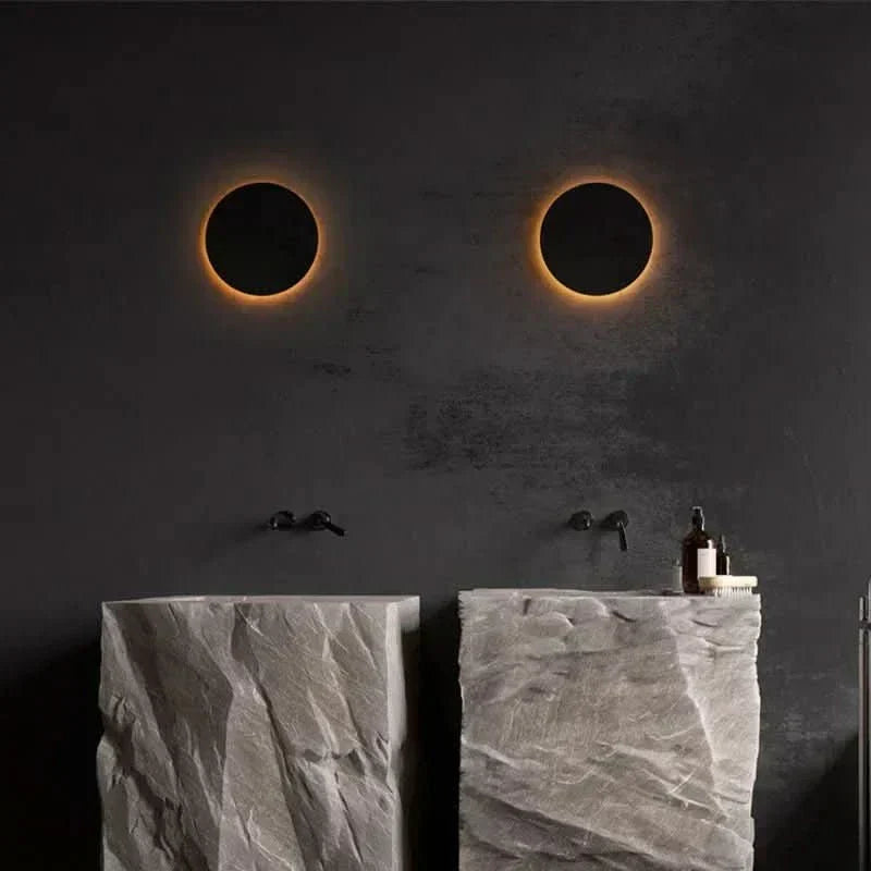 Orra Outdoor Wall Light Minimalist LED Wall Fixture Round Or Square IP65 | Temsk