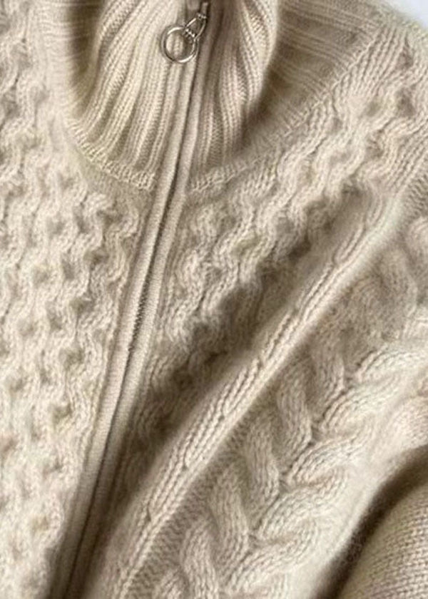 Aurelia Cashmere Cardigan With High Neck For Year Round Comfort | Temsk