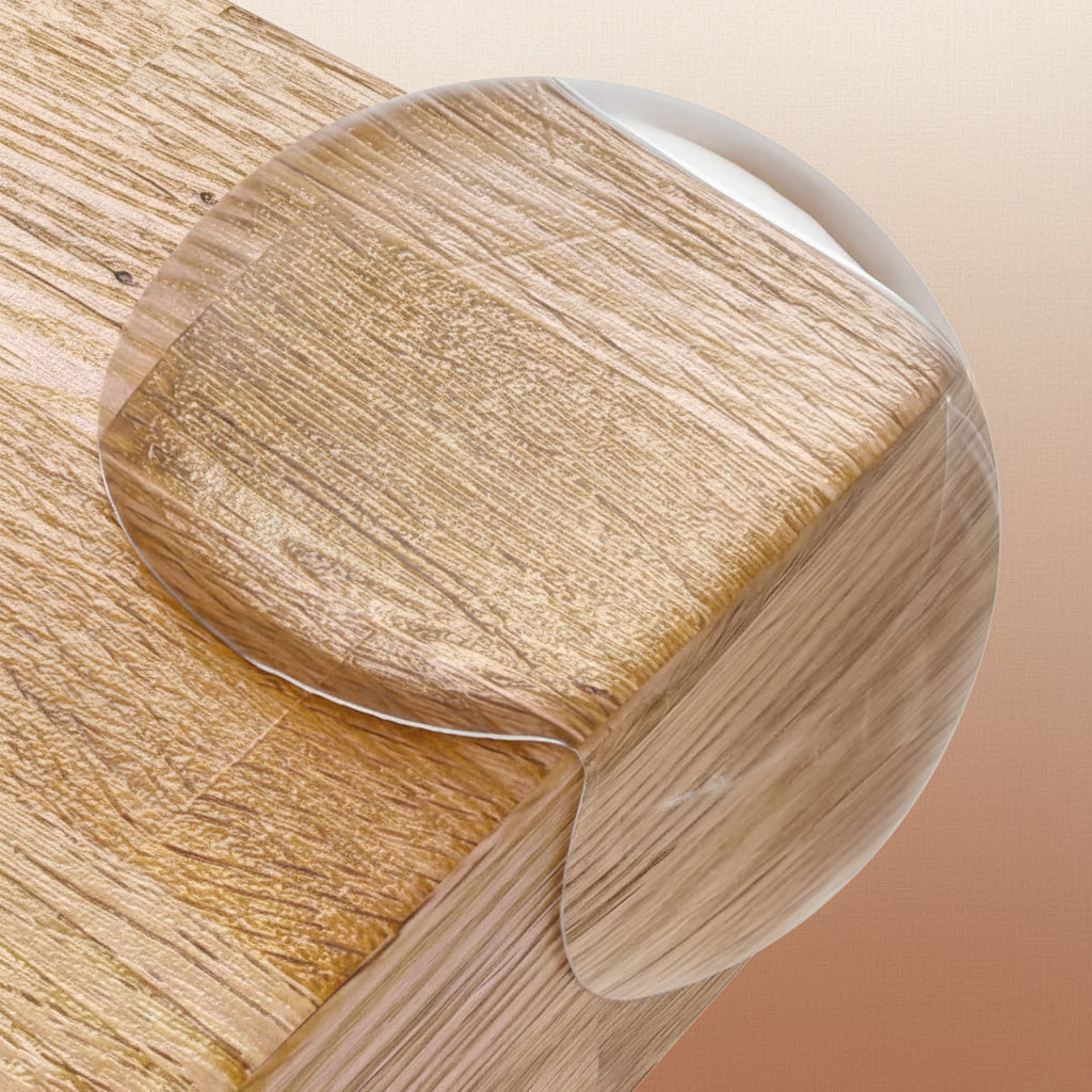 Clear PVC Corner Protectors For Child Safety On Table Edges | Temsk