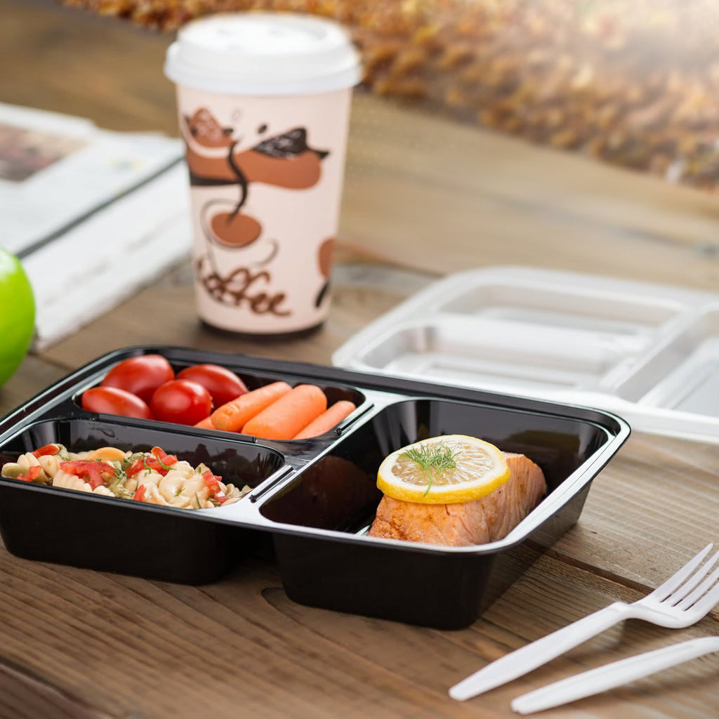 BentoForge Three Compartment Bento Box For Structured Meals | Temsk