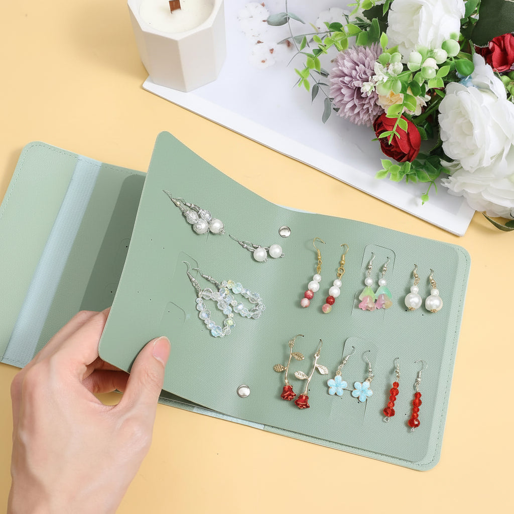 Foldable Travel Jewelry Organizer For Earring Storage Mothers Day Gift | Temsk