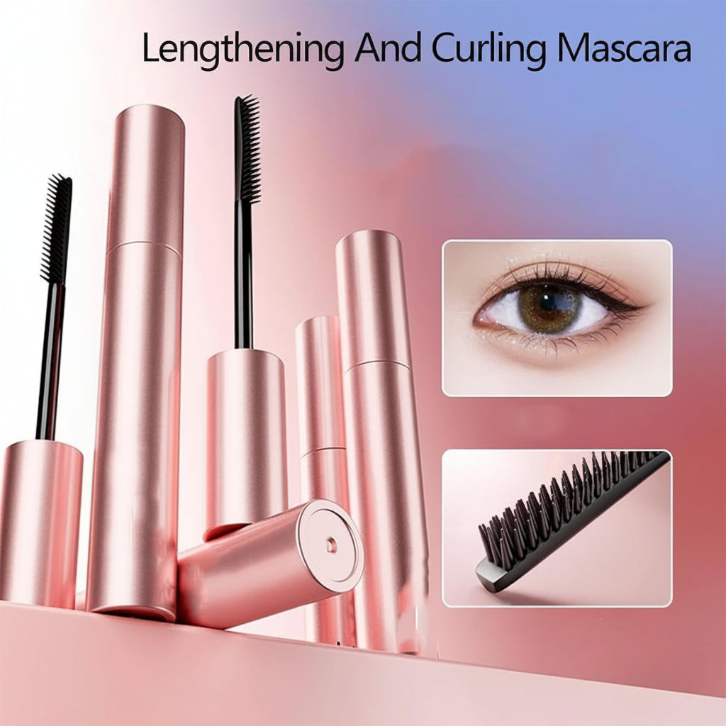Waterproof Lengthening Curl Mascara For Lush Voluminous Lashes | Temsk