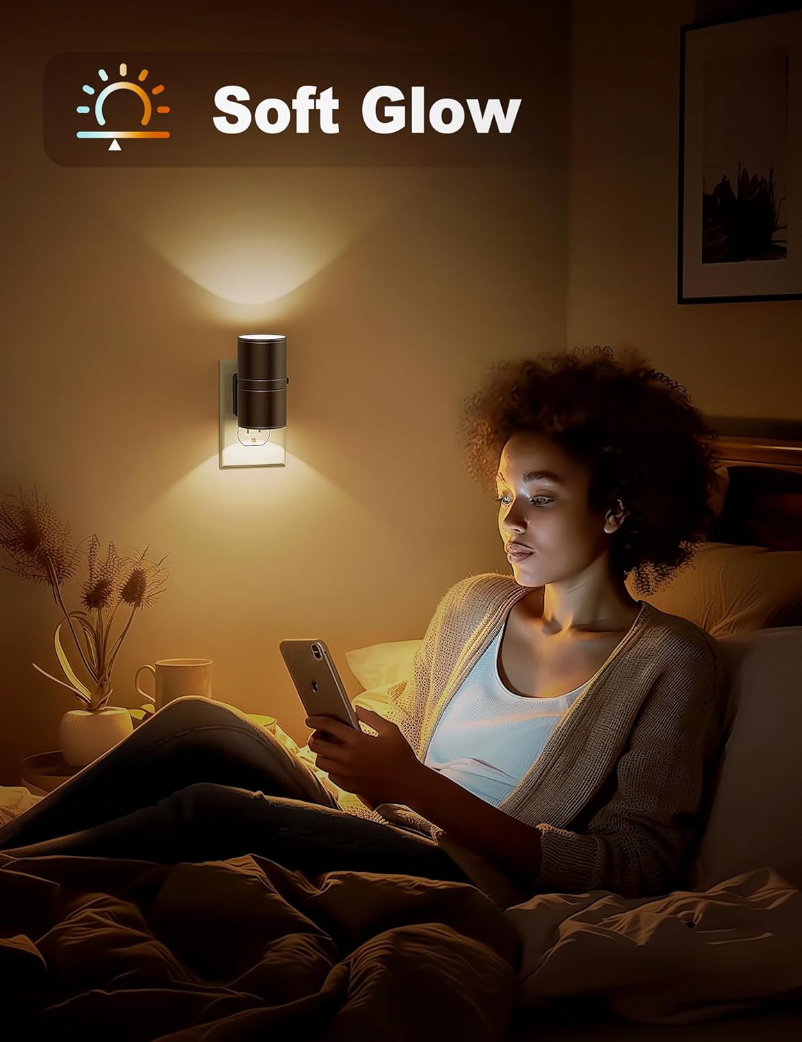 NightNova LED Nachtlicht mit smart dimmbarem Stecker-Lampe | Temsk