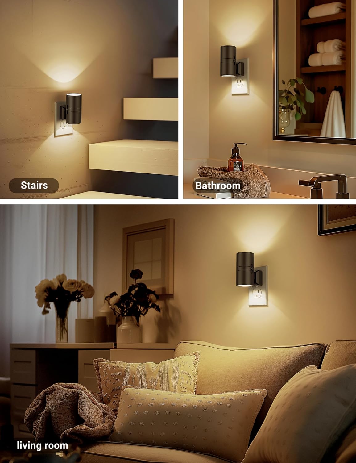 NightNova LED Nachtlicht mit smart dimmbarem Stecker-Lampe | Temsk