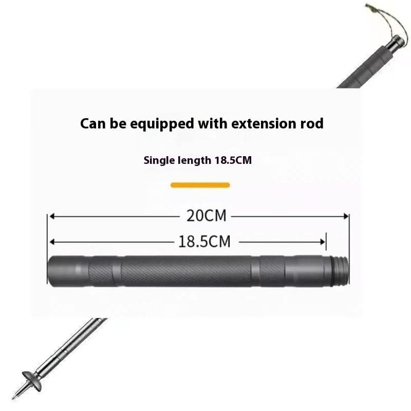 PathGuard TrekMate Tactical Hiking Pole With Multi Tool For Outdoor And Emergencies | Temsk